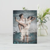 Palm Tree Beach Personalized Photo Engagement (スタンド正面)