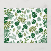 Palm Tree Budgetの下で日付を保存 チラシ (裏面)