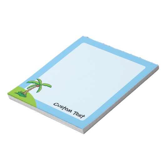 Palm Tree Cartoonメモ帳 ノートパッド (回転)