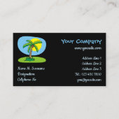 Palm Tree Cartoon名刺 名刺 (正面)