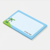 Palm Tree Cartoon Post-It Notes ポストイット (アングル)
