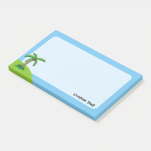 Palm Tree Cartoon Post-It Notes ポストイット (アングル)