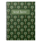 palm tree clipart ノートブック (正面)