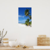 Palm tree、Grand Cayman、Canvas print ポスター (キッチン)