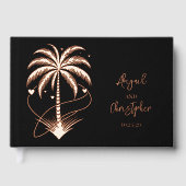 Palm Tree Hearts Wedding ゲストブック (正面)