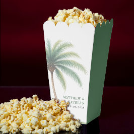 Palm Tree Island Destination Green Wedding フェイバーボックス