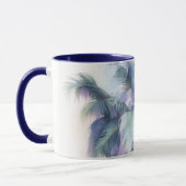 Palm Tree Leaves Close Up Art Mug Cup マグカップ (左)