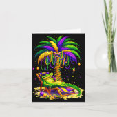 Palm Tree Mardi Gras Hawaiian Trocal Louisiana All カード (正面)