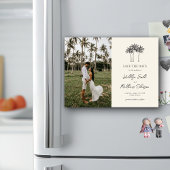 Palm Tree Minimalist宛先の日付を保存 マグネット招待状