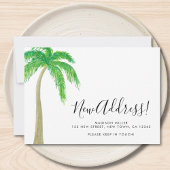 Palm Tree New Address Moving  案内状