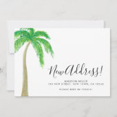 Palm Tree New Address Moving  案内状 (正面)