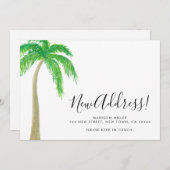 Palm Tree New Address Moving  案内状 (正面/裏面)