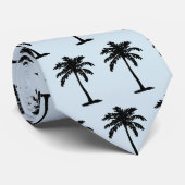 Palm Tree Painting Coastal Beach Pattern ネクタイ (ロール)