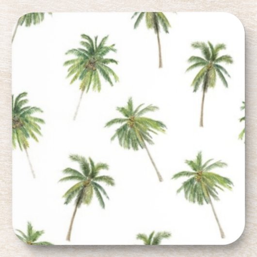 Palm tree pattern コースター (正面)