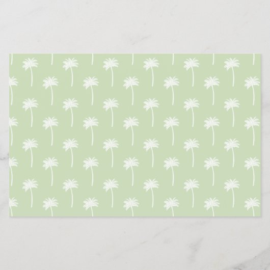palm tree patterned scrapbooking paper チラシ (裏面)