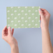 palm tree patterned scrapbooking paper チラシ (ハンドル)