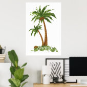 PALM TREE POSTER 24X36" ポスター (ホームオフィス)