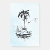 Palm Tree & Seagull on Post-it notes ポストイット (正面)