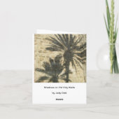 Palm Tree Shadows カード (裏面)