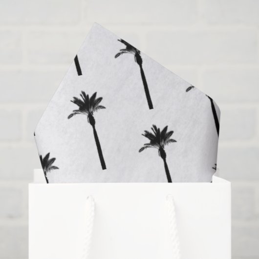 Palm Tree Silhouette Coastal Desert Tropical  薄葉紙 (ギフトバッグ)
