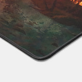 Palm Tree Sunset Beach Desk Mat デスクマット (コーナー)