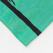 Palm tree throw blaket フリースブランケット (角)