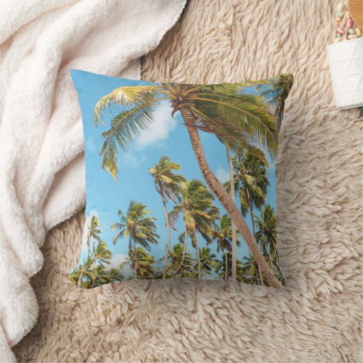 Palm trees クッション (ブランケット)