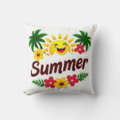 Palm Trees and Sunshine Cushion クッション (正面)