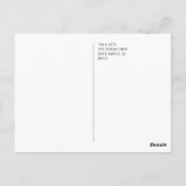 Palm Trees California Wedding Save the Date ポストカード (裏面)