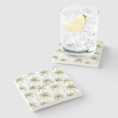 Palm Trees Happy Place ストーンコースター (横)