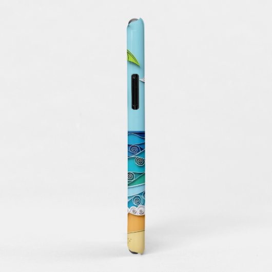 Palm Trees on the Beach Personalized Case-Mate iPhoneケース (裏面/右)