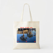 Palm Trees Reflection トートバッグ (正面)