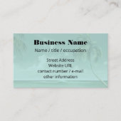 Palm Trees Tropicalをテーマにした名刺 名刺 (正面)