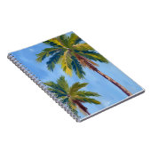Palm Trees Watercolor Tropical Painted ノートブック (右側)
