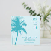 Palm Trees Wedding Save the Date セーブザデート (スタンド正面)