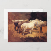 Palmaのジョンの歌手のSargent-の馬 ポストカード (正面/裏面)