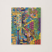  Palma de Mallorca Modern Pop Art ジグソーパズル (縦)