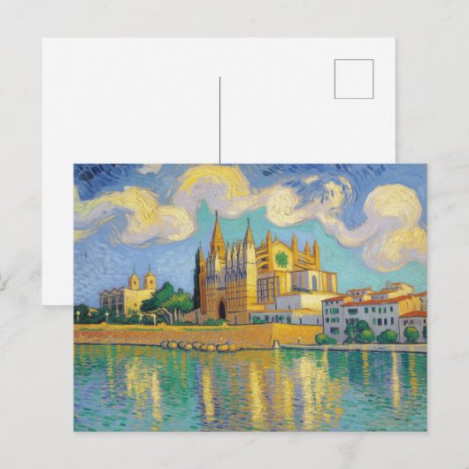 Palma de Mallorca Painting ポストカード (正面/裏面)