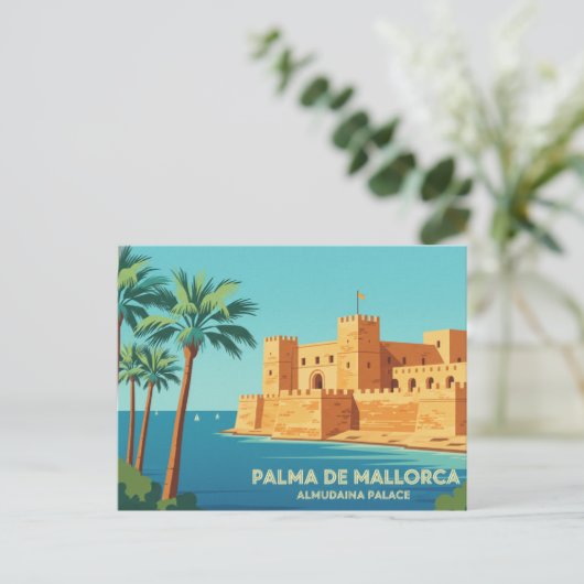 Palma de Mallorca ROYAL PALACE OF LA ALMUDAINA ポストカード (スタンド正面)