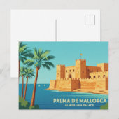 Palma de Mallorca ROYAL PALACE OF LA ALMUDAINA ポストカード (正面/裏面)