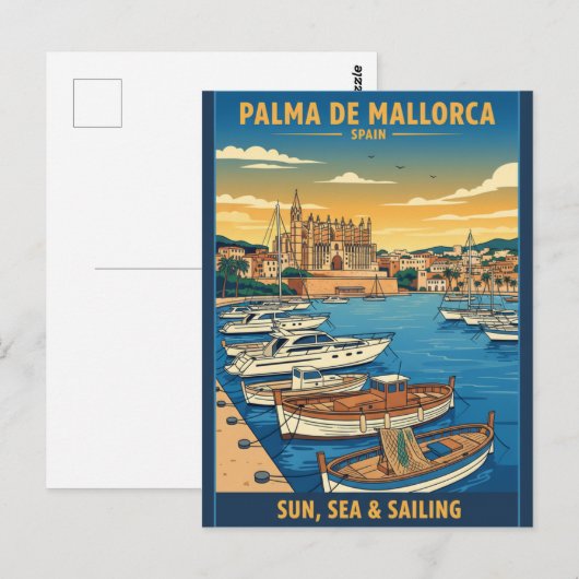 Palma de Mallorca Spain Vacation ポストカード (正面/裏面)