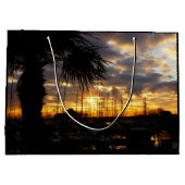 Palmboom bij haven. ラージペーパーバッグ (裏面)