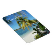 Palmenstrand auf Mauritius マグネット (右側)