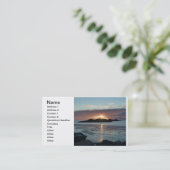 Palmerの意見の日没 名刺 (スタンド正面)