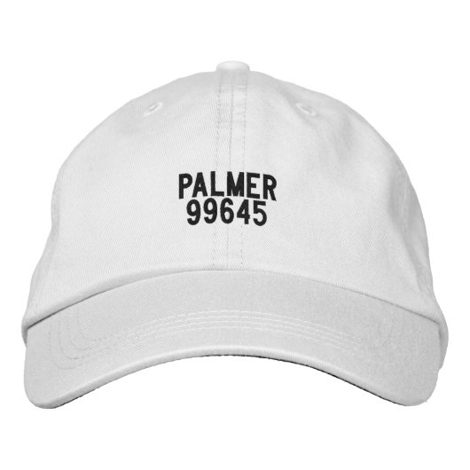 Palmer Alaska Hat 刺繍入りキャップ (正面)