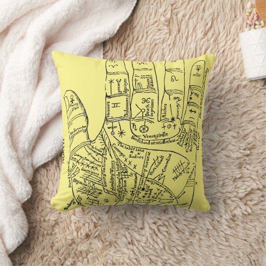 Palmistry 1671年 クッション (ブランケット)