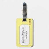 Palmistry 1671年 ラゲッジタグ (裏面縦)