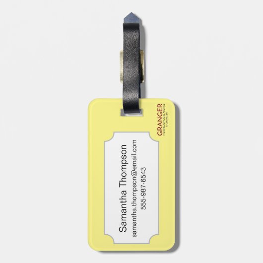 Palmistry 1671年 ラゲッジタグ (裏面縦)