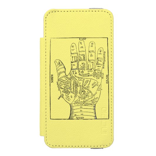 Palmistry 1671年 incipio iPhoneウォレットケース (フォリオ 正面)
