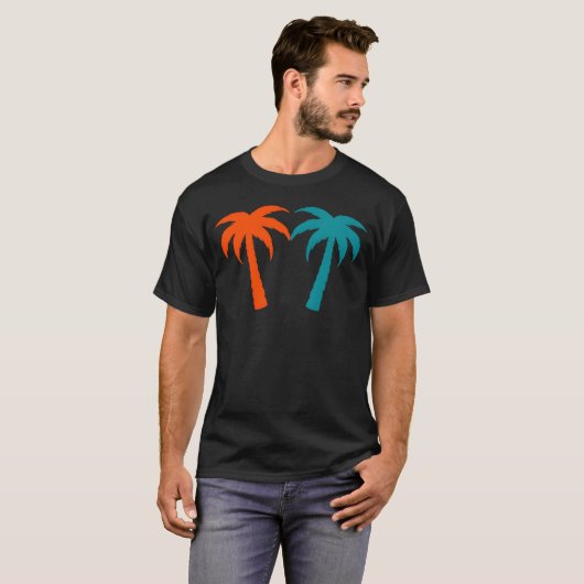 Palmreesropical Vacation funny Tシャツ (正面フル)